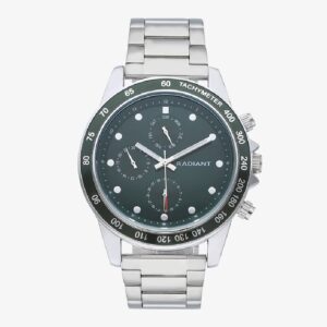 Relógio Radiant Canárias Tachymetro M.Verde T.Aço RA617707