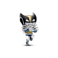 Encaixe Pandora Marvel Wolverine Black Yellow Blue Enamel 793359C01