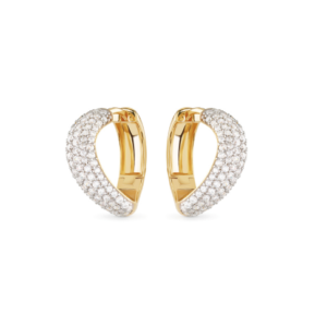 Argola Guess Double Wave GP JSBE05069JWYGT-U