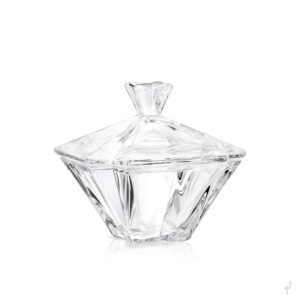 Bomboneira Cristal Bohemia 11,5×11,5x7cm 1CS-FL0092