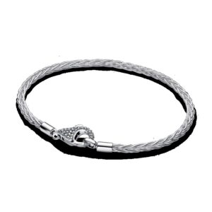 Pulseira Pandora Foxtail Fecho Mosquetão Zircónias 594462C01