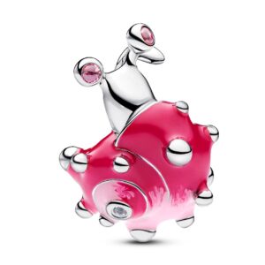 Encaixe Pandora Caracol Esmalte Rosa Zirc 794553C01