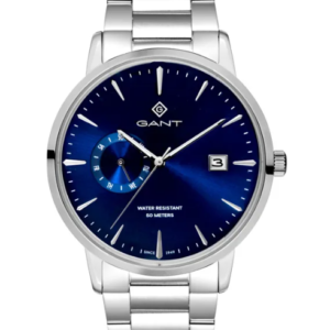 Relógio Gant Easthill 43 3H Azul Aço Prateado G165018