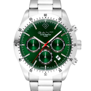 Relógio Gant Greenfield 41 verde Aço Prateado G202004