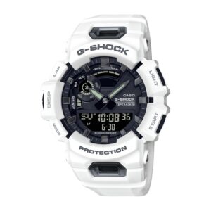 Relógio Casio G-Shock Anadigi Branco M. Cinza GBA-900-7AER