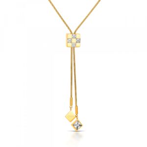 Colar One S Chess Long Gold OJCHN02G