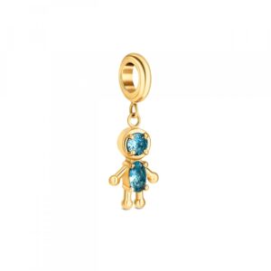 Encaixe One Energy Blue Boy Crystal Gold OJEBC784