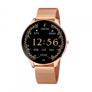 Relógio One Smartwatch Slim rose Gold Mesh OSW4191RM61L
