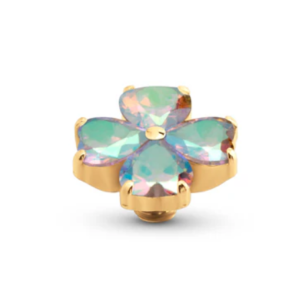 Encaixe Melano TW Heart Clover GD AB TMG1GDCZ003