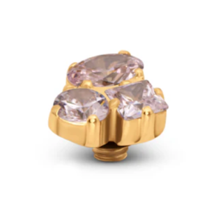 Encaixe Melano TW Trinity GD Diamond Light Pink TMH5GD07405
