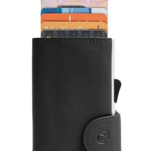 Carteira C-Secure RFID Porta-Moedas 1707CP Preto 0660989119652