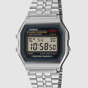 Relógio Casio Digital WR Alarm/chrono A159WE-1EF