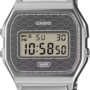 Relógio Casio Digital T.Cromo M.Cinza A159WEVJ-7ER
